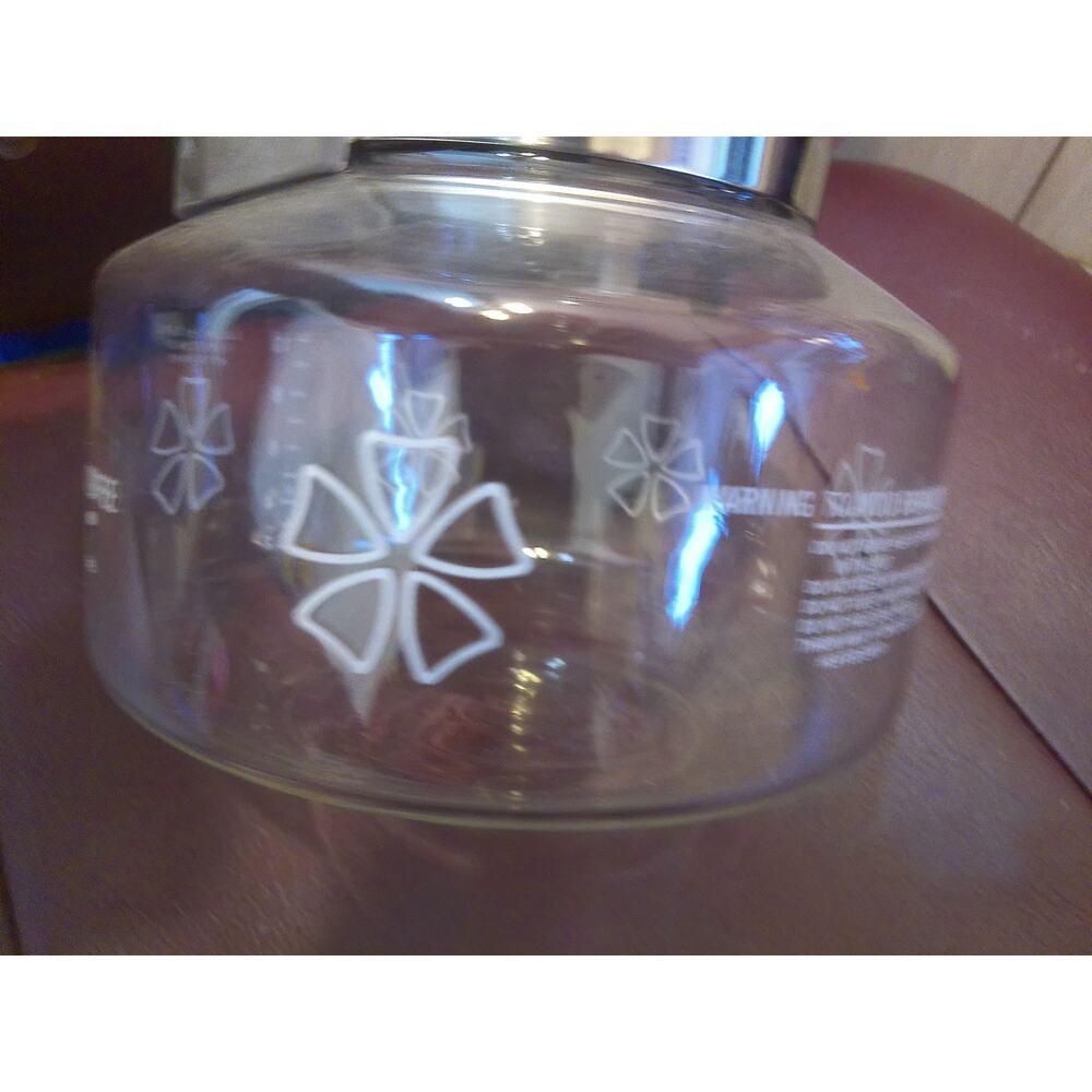 Vintage Proctor Silex Beverage Brewer 10 Cup Flower Power Coffee Carafe - Picture 2 of 4